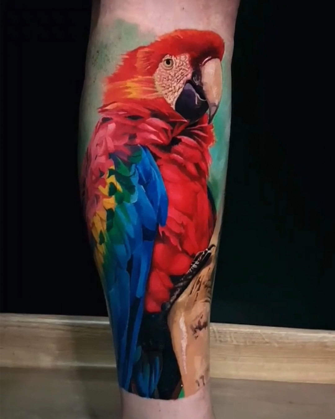 Fresh parrot tattoo - half sleeve in progress by Monte @monte_livingston  Click the link in bio to book your tattoo now. #parrot #parrottattoo... |  By Living Art GalleryFacebook